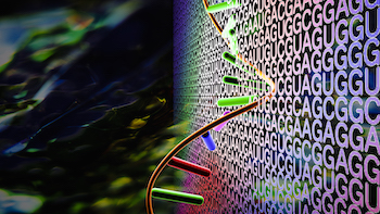 The DNA helix is unraveling over the nucleotide code. AI will enable advances in genetic modification technology to treat intractable diseases.